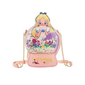 Danielle Nicole Disney Alice in Wonderland Glitter Snow Globe Crossbody Bag